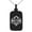 Black, variant on Stainless Steel Healing Lotus Om Engraved Small Rectangle Dog Tag Charm Pendant Necklace