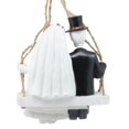 thumbnail image 3 of Day Of The Dead Wedding Swingers Skeleton Bride & Groom On Rope Swing Figurine, 3 of 4