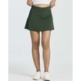 thumbnail image 2 of Real Essentials 4 Pack: Women's Ribbed Active Skort Pockets Skirt Running Tennis Golf Workout Sports (Available In Plus), 2 of 6