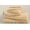 Linen, variant on Bibb Home 6-Piece Zero Twist Cotton Towel Set - 6 Colors - Ivory