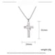 thumbnail image 5 of Collar de cruz de moda, diseño de nicho de lujo ligero para hombres, estilo hip hop, estudiantes, joyería de estilo europeo y americano, pareja simple, 5 of 6