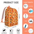 thumbnail image 5 of Fall Hedgehog Leaves Backpack for School,Cute School Bag,Schoolbag with Adjustable Shoulder Straps & Padded Back,15.7"x11.8"x5.5", 5 of 5