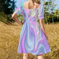 thumbnail image 4 of Holographic Design 17 Sleeveless Dress evening dresses ladies sensual sexy dress for women, 4 of 6