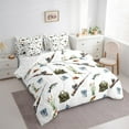 thumbnail image 4 of Manfei Pike Fish 7pcs Bedding Comforter Set,Outdoor Fishing Hook Queen Bedding Sets,Rustic Farmhouse Cabin Queen Sheet Sets For Boys Teens,Microfiber Bedroom Decor, 4 of 9