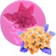 thumbnail image 4 of Xiao Hua Molde de silicona para fondant de color lila, molde para hornear chocolate, pastel, dulces, velas, jabón, yeso, arcilla polimérica, 4 of 5