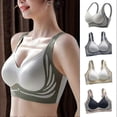 thumbnail image 4 of Lifting Anti-Sagging Wireless Push-Up Bra Machine Washable Comfort Underwear for Matching Clothes, 4 of 5
