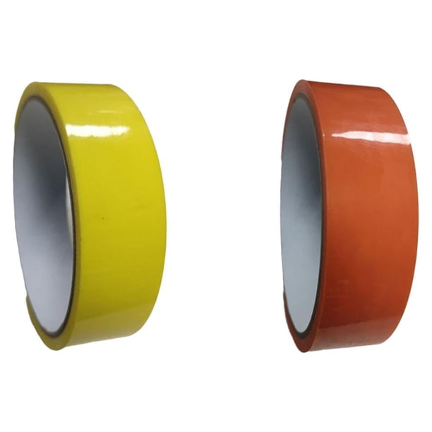2 cintas adhesivas de 8 m para relajarte, adornos educativos DIY, manualidades para fiestas de adultos amarillo y rojo