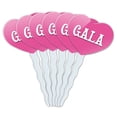 thumbnail image 1 of Gala Heart Love Cupcake Picks Toppers - Set of 6, 1 of 1