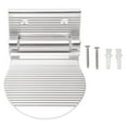thumbnail image 2 of Repose-pied de Douche pour Raser les Jambes, Tabouret Mural pour Raser les Jambes, Support Pliant en Métal Noir pour Douche Hôtel Salle de Bain, 2 of 7