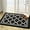 Black, variant on Buganda Door Mats Indoor, 20"×32", Water Absorbent Low Profile Anti-Slip Front Door Mat, Door Rugs for Entrance, Grey