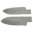 1 Pair Front Door Panel Armrest Cover Microfiber Leather Car Interior