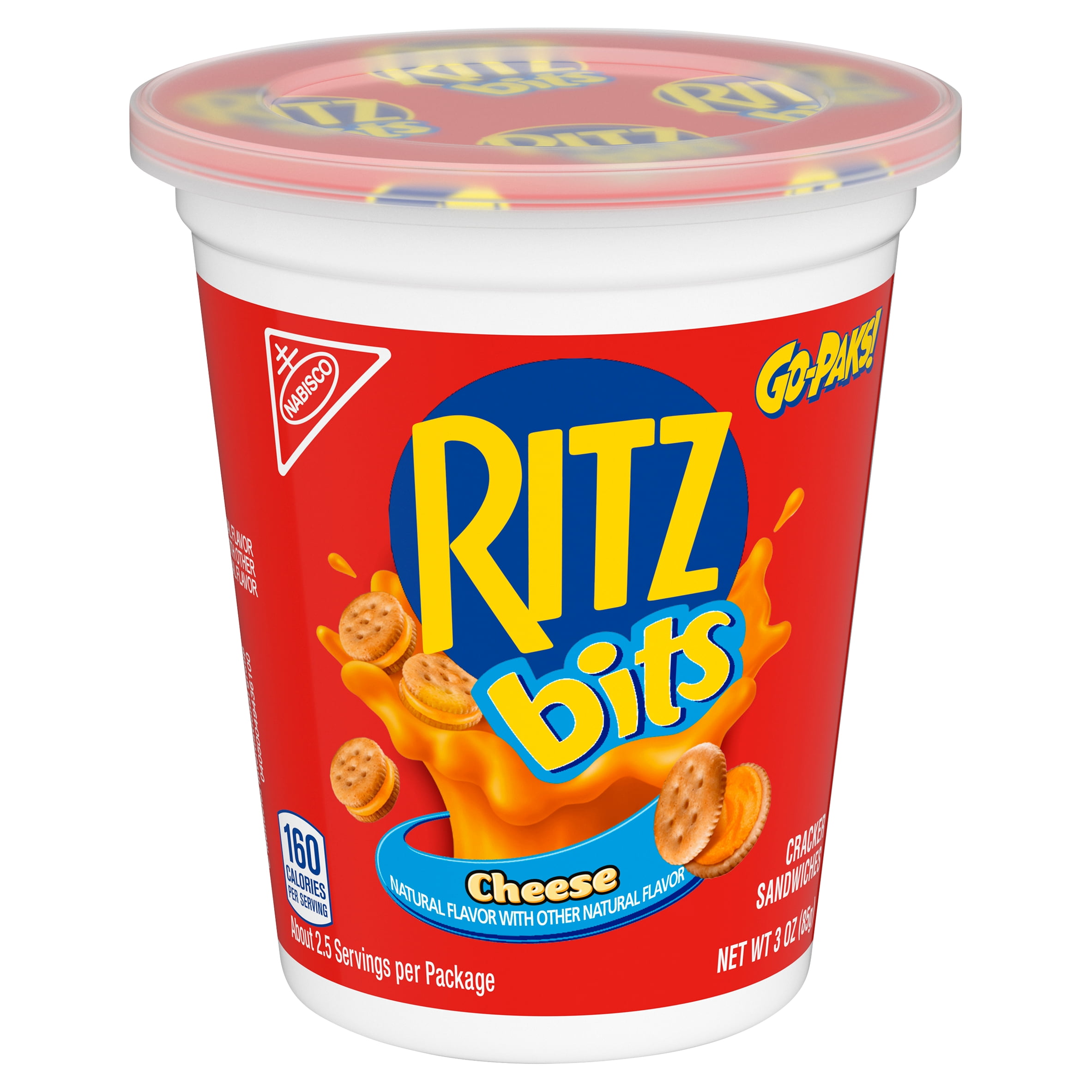 Ritz Bits Cheese Cracker Sandwiches Go Pak