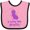 Pink and Black, variant on Inktastic I Love my Auntie Boys or Girls Baby Bib