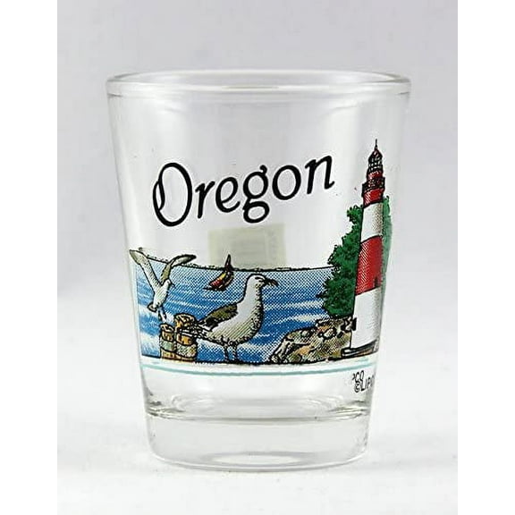 Oregon Coast Lighthouse Shot Glass