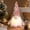 Pink, variant on Handmade Plush Dwarf Doll with Lights, Christmas Holiday Decoration, 11.4 Inch Light Up Christmas Gnomes Plush, Lighted Swedish Elf Doll for Home, Xmas Tree, Holiday Decor, Coffee Shop Decorations