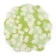thumbnail image 2 of Alfombra decorativa flocada, lavable, bonita, estética, decoración del hogar, suave Flores verdes, 2 of 9