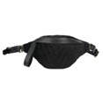 thumbnail image 2 of Riñonera de moda para mujer, bolsos de mensajero de hombro de felpa, monedero en el pecho (negro) Tmvgtek Para estrenar, 2 of 8