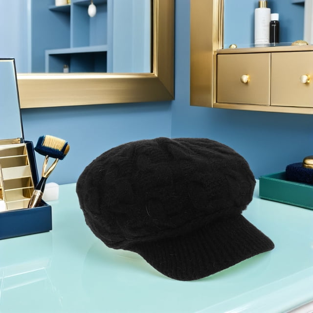 VERDANVERSE Boina De Gruesa Para Mujer Gorro De Ajuste Elástico