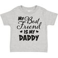 thumbnail image 3 of Inktastic My Best Friend is My Daddy with Hearts Boys or Girls Toddler T-Shirt, 3 of 5