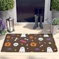 thumbnail image 2 of Spider Bat Doormat,Durable Absorbent Happy Halloween Indoor Outdoor 17x31.5 Inch Door Mats for Room Winter Laundry, 2 of 4