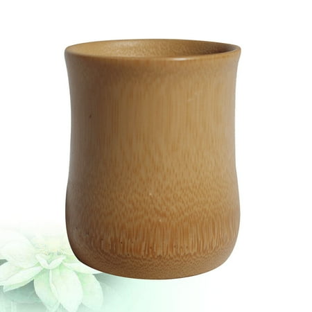 

2PCS Bamboo Water Cup Multi-purpose Bamboo Cup Eco-friendly Bamboo Wine Cup Thick Plain Bamboo Tube Carbonized Bamboo Wine Mug for Home Bar Restaurant