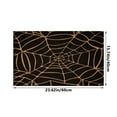 thumbnail image 3 of Uutvmp Halloween Decoration Carpet, Halloween Decorative Area Rug, Decorative Spider Webs Floor Mat, Thick Floor Mat Bath Mat Doormat, for Halloween Bathroom Porch Entry Decor, 3 of 6