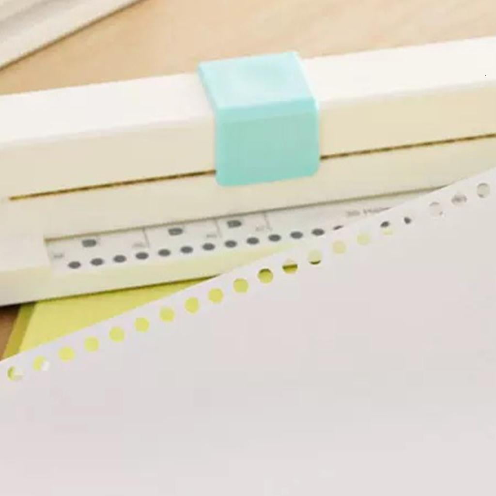 Giaone Hole Puncher 30 Hole Loose Leaf Punch for Craft Paper Scrapbooks Stationeries