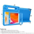 thumbnail image 3 of HDE Kids iPad Case with Built-In Screen Protector for 2021 9th Generation iPad 10.2 Inch, 2020 8th Gen, 2019 7th Gen - Blue, 3 of 6