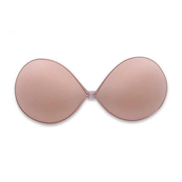 Sujetador invisible sin costuras y transpirable para vestido de novia, sujetador push-up sin tirantes con adhesivo para el busto, sujetador de silicona de una pieza para mujer