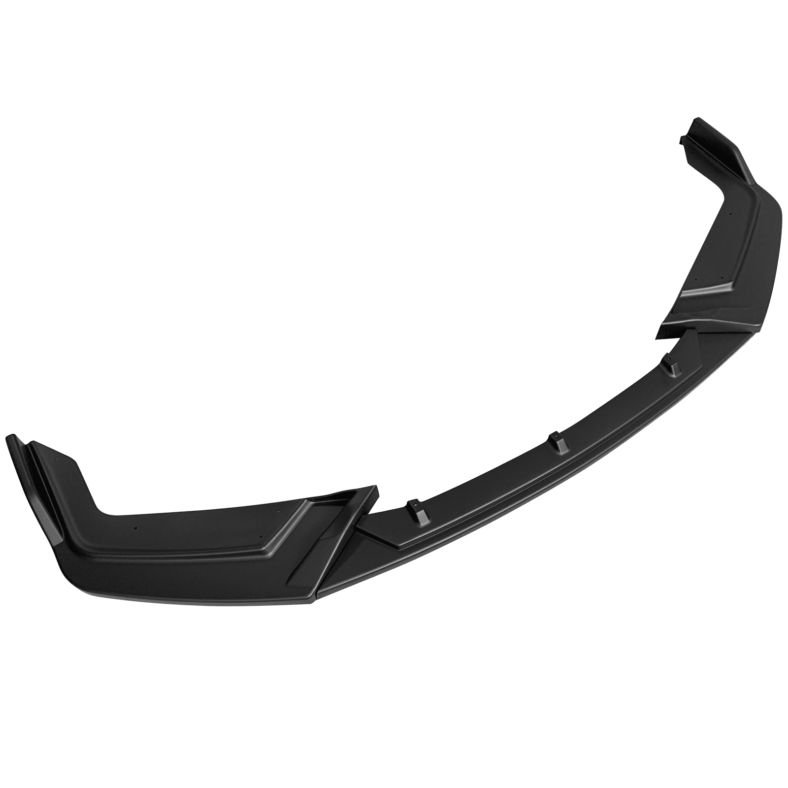 Ikon Motorsports Front Bumper Lip Compatible With 17-21 Honda Civic Hatchback & Si IKON Style Matte Black Front Air Dam Chin Spoiler Splitter 3PCS