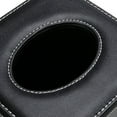 thumbnail image 3 of BESTYASH Caja De Papelera En Cuero PU Negro Para Organizar Servilletas Y Toallas En Oficina O Casa, 3 of 8