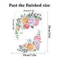 thumbnail image 6 of Floral Toilet Stickers PVC Flower Murals Lightweight Waterproof Self-adhesive Paintings For Bathroom Decoration, 6 of 9