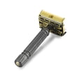 thumbnail image 4 of VIKINGS BLADE The Chieftain '5 BC' Double Edge Safety Razor, Ancient Dust &amp; Vintage Bronze (Brass, Neutrally Aggressive), 4 of 6
