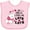 AD-Pink, variant on My Uncle Loves Me Lots and Lots Cute Elephant Boys or Girls Baby Bib