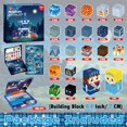 thumbnail image 2 of Bloques magnéticos Annexfun, 100 unidades, Blue Castle Christmas World, 2 of 6
