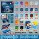 thumbnail image 2 of Bloques magnéticos Annexfun, 100 unidades, Blue Castle Christmas World, 2 of 6