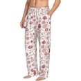 thumbnail image 2 of Xecao Flower Leaves Men's Straight Lounge Pajama Pants: The Ultimate in Comfortable Sleepwear, 2 of 9