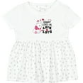 thumbnail image 3 of Inktastic Grammy Loves Me Lots and Lots Cute Elephant Girls Baby Dress, 3 of 5