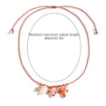 thumbnail image 5 of SmartBy Ceramic Shell Fish Pendant Necklace for Women Irregular Gravel Braided Rope Adjustable Necklace Ocean Theme Boho Beach Jewelry, 5 of 6