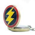 thumbnail image 4 of The Flash Pocket Watch With Belt Chain Anti-Tarnish Superhero Superfast PWF-34, 4 of 9