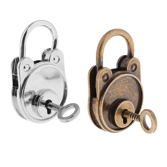 Oso Vintage Yotijar de 2 Piezas para Muebles de pequeña Maleta Candados de estilo vintage