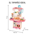 thumbnail image 3 of Cocinita Infantil Para Niñas Luz, Sonido Y Agua + 40 Piezas Novelty DKIMM201, 3 of 7