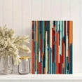 Abstract Textured Vertical Stripe Canvas Print Wall Decor For Living Photo Inspiration
