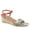 Mint Coral Snake, variant on Witt Women's Sandals Black Patent Faux Leather Size 7.5 M