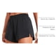 thumbnail image 4 of Shorts CRZ YOGA Running Cintura Alta con Corte en V Negro M, 4 of 5