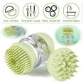 thumbnail image 2 of PENGXIANG Pet Multifunctional Bath Massage Brush Soft Silicone Dual Comb Head Can Store Bath Liquid For Dog and Cat Cleaning, 2 of 7