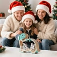 thumbnail image 7 of Wooden Dinosaur Piggy Bank for Kids, Triceratops Money Coin Bank for Kids, Unbreakable Dino Piggy Bank, DIY Personalizable Safe Money Box with Stickers, Toddler Christmas Birthday Gift, 7 of 7