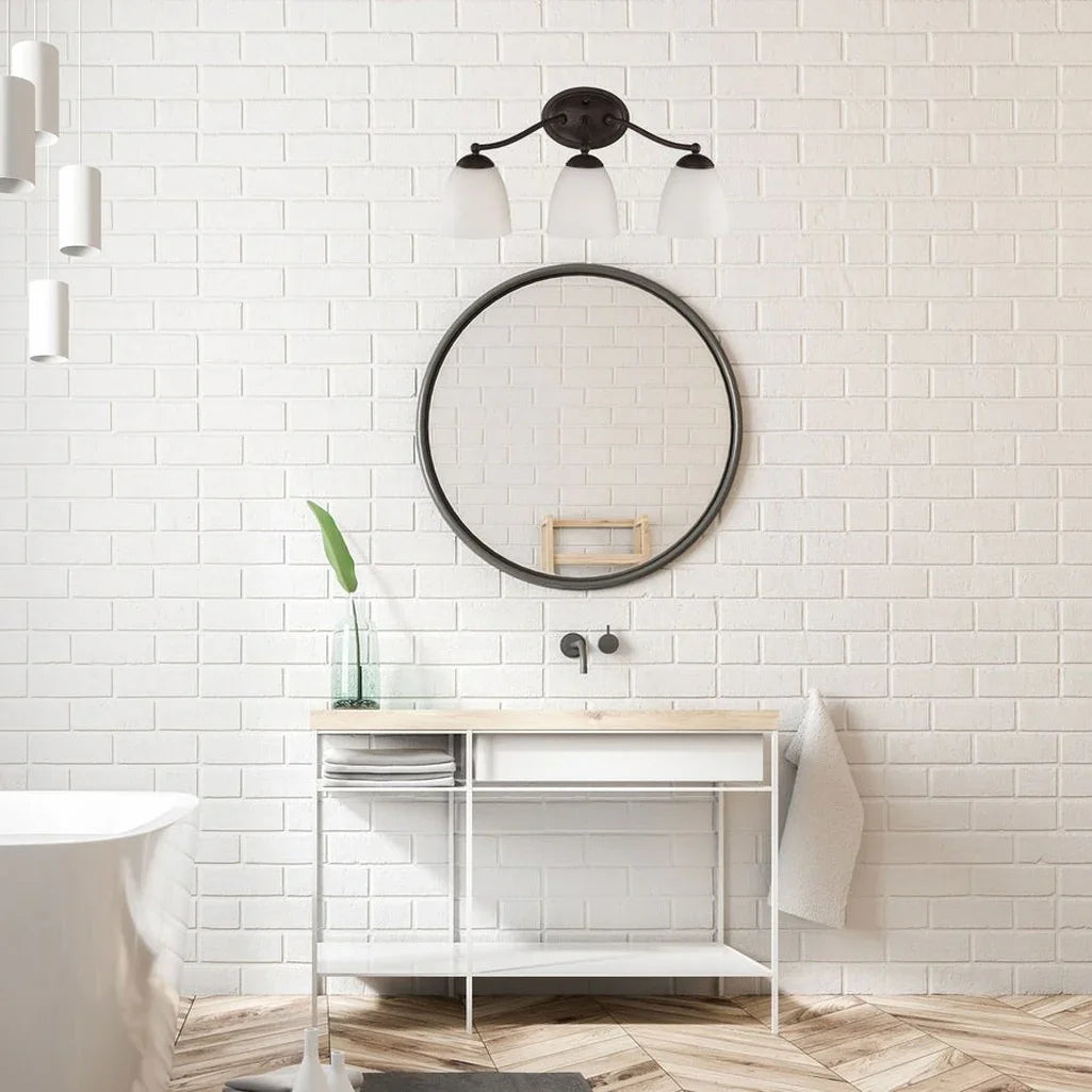 Nuvo 60-5033 - Patton - 3 Light Vanity Fixture w/ Frosted Glass
