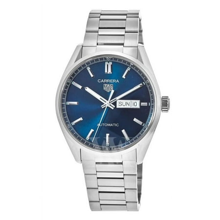 TAG Heuer Carrera Automatic Stainless Steel Blue Dial Day/Date Mens Watch WBN2012.BA0640