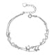thumbnail image 2 of Fiudx Pulsera Plateada, Cadena para El Pie con Diseño Moderno de Hojas, Tobillera Ajustable y Cómoda, Accesorio Versátil para Regalar, para Uso Diario o para Ocasiones Especiales, para Personas Amant, 2 of 6